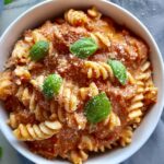 This Luscious Sour Cream Tomato Sauce Pasta tastes amazing - and it's amazingly simple to make!! I call it Luscious because the tomatoes, which are still slightly chunky become this thick, creamy, smooth, velvety, and flavorful sauce. The combination of the San Marzano tomatoes and sour cream takes a simple red sauce to a perfect pink heavenly cream sauce!