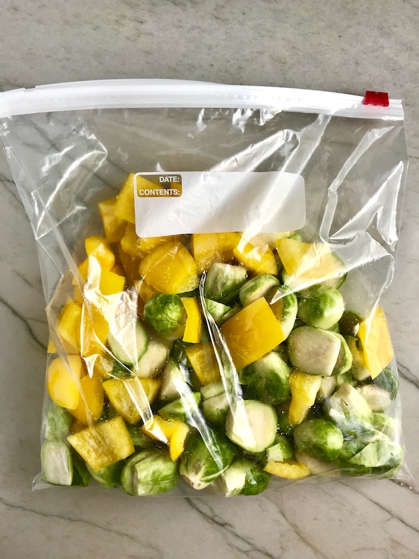 This One Pan Italian Sausage and Eggs is LOADED with flavors and textures. You get the salty Italian Sausage, sweet bell pepper, creamy potatoes, sweet and juicy tomatoes, meaty brussel sprouts, creamy eggs, and salty, nutty cheddar cheese. Best of all, the entire meal cooks on one large pan!