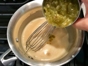 White Enchilada Casserole with Chicken & Veggies is hearty, cheesy, delicious, & easy because everything is layered in one dish. It has everything you love in a White Enchilada Casserole with the bonus of hidden vegetables with extra vitamins and antioxidants! Even picky eaters will not know they are eating veggies!