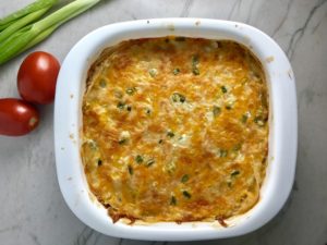White Enchilada Casserole with Chicken & Veggies is hearty, cheesy, delicious, & easy because everything is layered in one dish. It has everything you love in a White Enchilada Casserole with the bonus of hidden vegetables with extra vitamins and antioxidants! Even picky eaters will not know they are eating veggies!