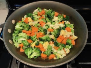 Vegetable Frittata with Lemon Crema is an easy weeknight dinner, quick breakfast, or weekend brunch recipe! This Vegetable Frittata is thick and hearty with lots of flavors and textures from the veggies, but is also light and creamy from the eggs and cheese. It's loaded with healthy veggies, is gluten free, and super EASY to make and to clean up after.