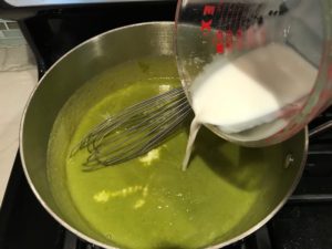 Creamy, sweet, fresh, with a kick...this Zesty Pea Soup with Spring Peas, Jalapeño, and Mint is a delicious new take on Pea Soup recipes! You get the sweet spring flavor of the peas with the cool fresh mint, followed by the peppery kick from jalapeño that leaves a wonderful warmth (not spicy-hot) feel in your mouth.