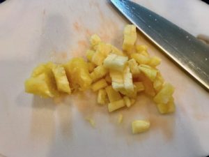 Fresh, bright, sweet, creamy, crunchy, and bursting with flavor, this Zippy Pineapple Salsa has red pepper, jalapeño, cilantro, scallion, lime, and avocado. It's the perfect topping for just about anything grilled. It's also just perfect for eating with chips or as a salad on it's own!