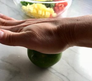 Fresh, bright, sweet, creamy, crunchy, and bursting with flavor, this Zippy Pineapple Salsa has red pepper, jalapeño, cilantro, scallion, lime, and avocado. It's the perfect topping for just about anything grilled. It's also just perfect for eating with chips or as a salad on it's own!