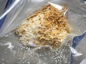 Coconut & breadcrumbs for Baked Coconut Shrimp. Crunchy and utterly irresistible, this 30-Minute Baked Coconut Shrimp recipe is one that you have got to try! They are baked, not fried, so they are EASY to cook and HEALTHIER for you too!