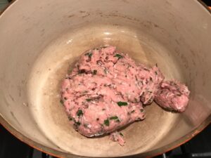 Raw homemade Italian Sausage. This Easy ITalian Sausage Chicken Lasagna Recipe is the stuff that dreams are made of. Layers of pasta, creamy ricotta, salty chewy mozzarella, salty and hearty Italian Sausage, and sweet and tangy tomato sauce.