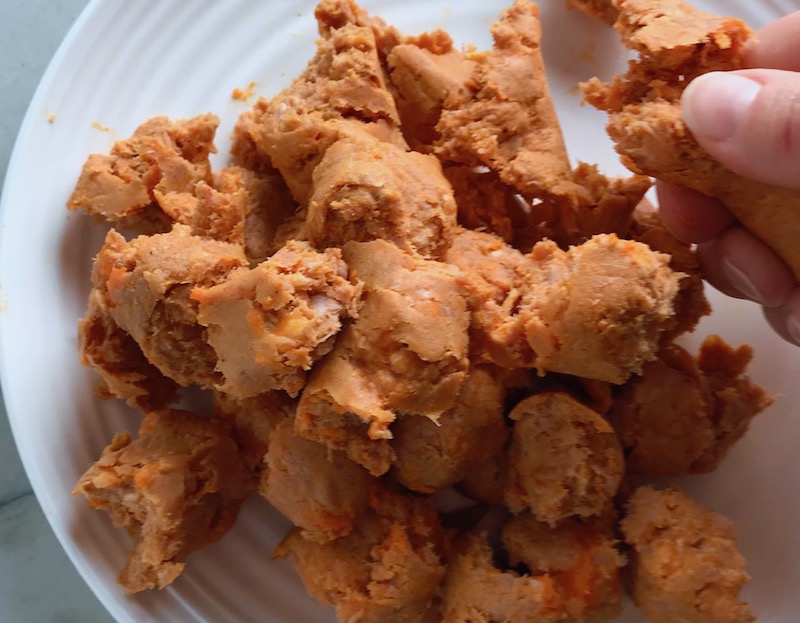 Chorizo for Patatas Bravas with chorizo and creamy Paprika aioli. This Patatas Bravas Recipe, or Spicy Potatoes, is easy, indulgent, and utterly delicious! #potatorecipes #potatoes #potatosidedishes #patatasbravas #skilletpotatoes #sidedishes #chorizo