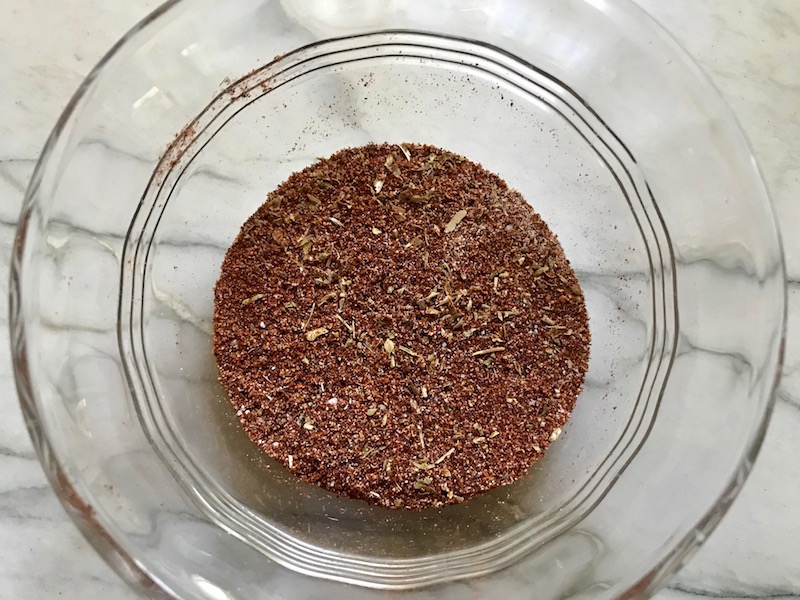 Spice mixture for Creamy Corn and Blackened Chicken skillet dinner