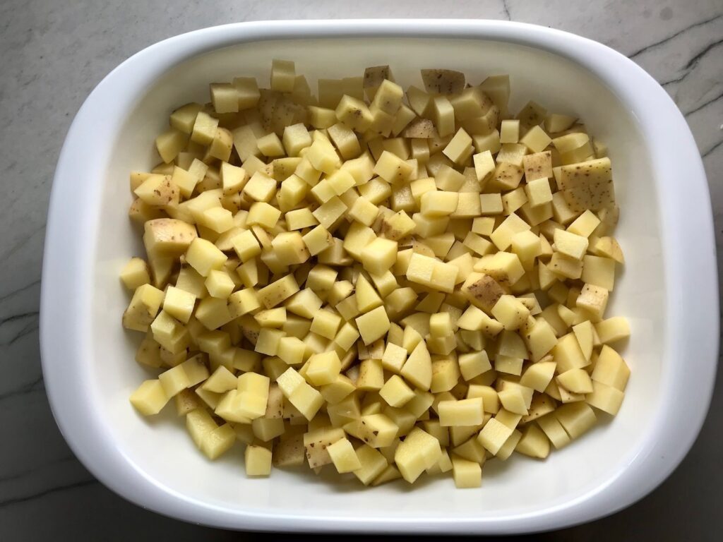 for Cheesy Hamburger Potato Casserole. It's an easy, yummy, and cozy weeknight family dinner.