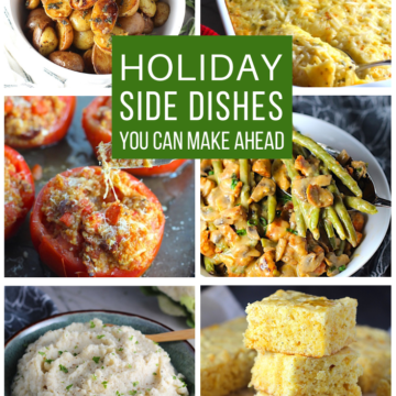 Holiday sides for turkey you can make ahead