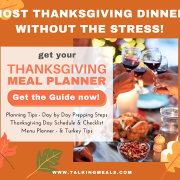 The ultimate Thanksgiving Meal Planner Printable for a No-Stress holiday! Planning tips, menu, turkey tips, 7-day prep checklist, & more!